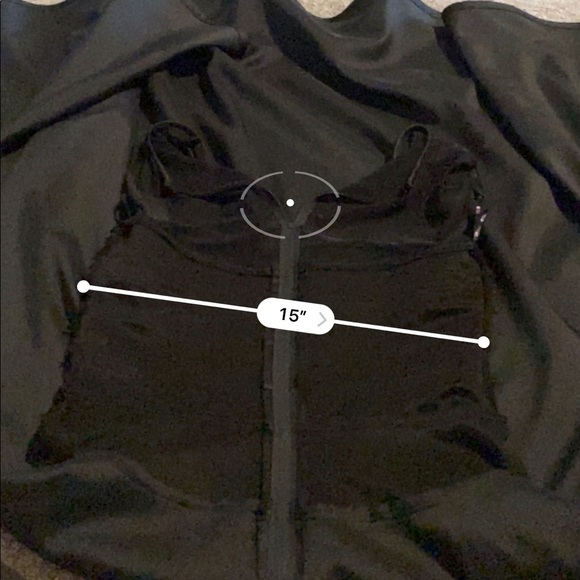 Tadashi Black evening gown long, mesh stripes beautiful, s:L - Picture 2 of 7